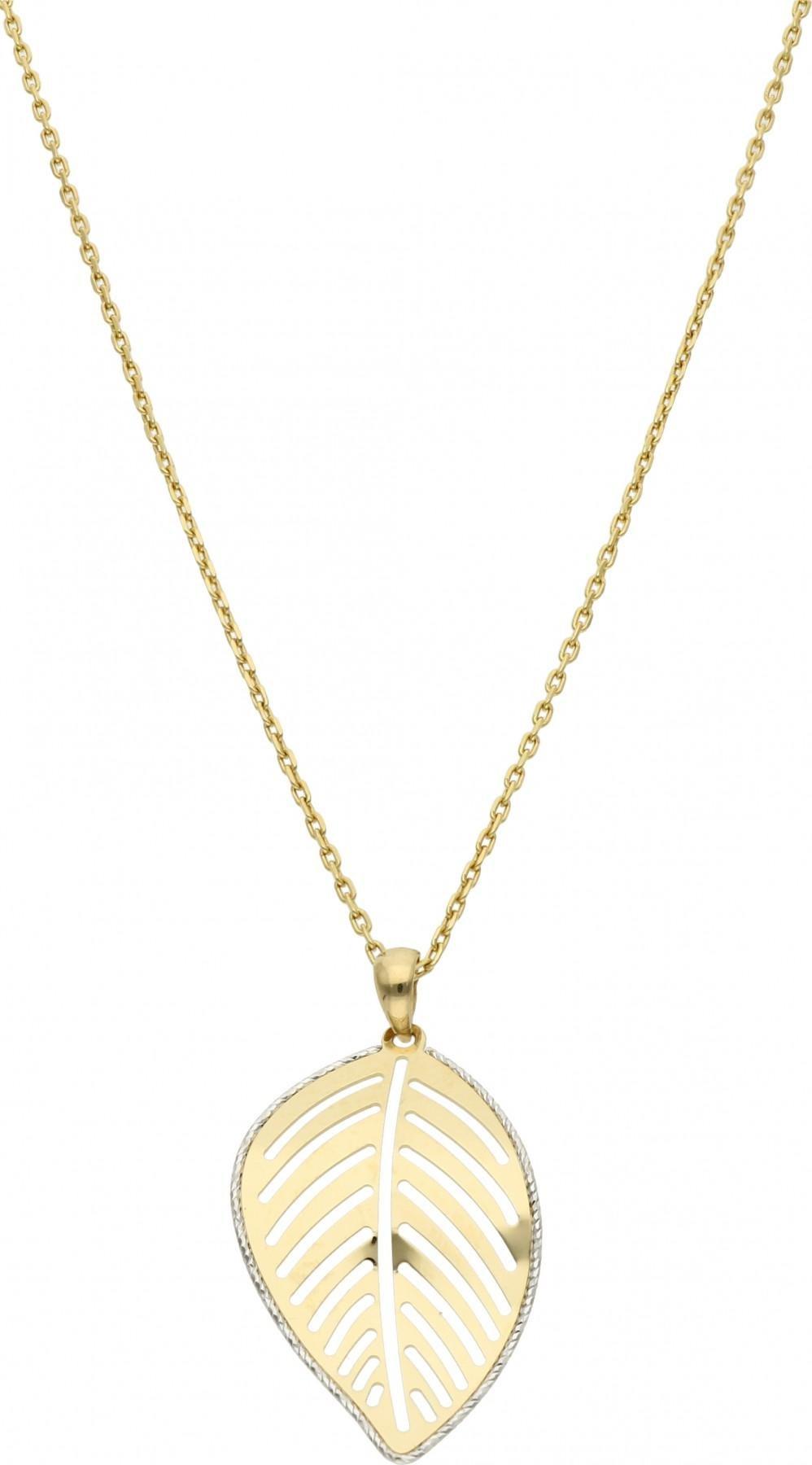 Rosanto Złota zawieszka ażurowy listek 585 14k