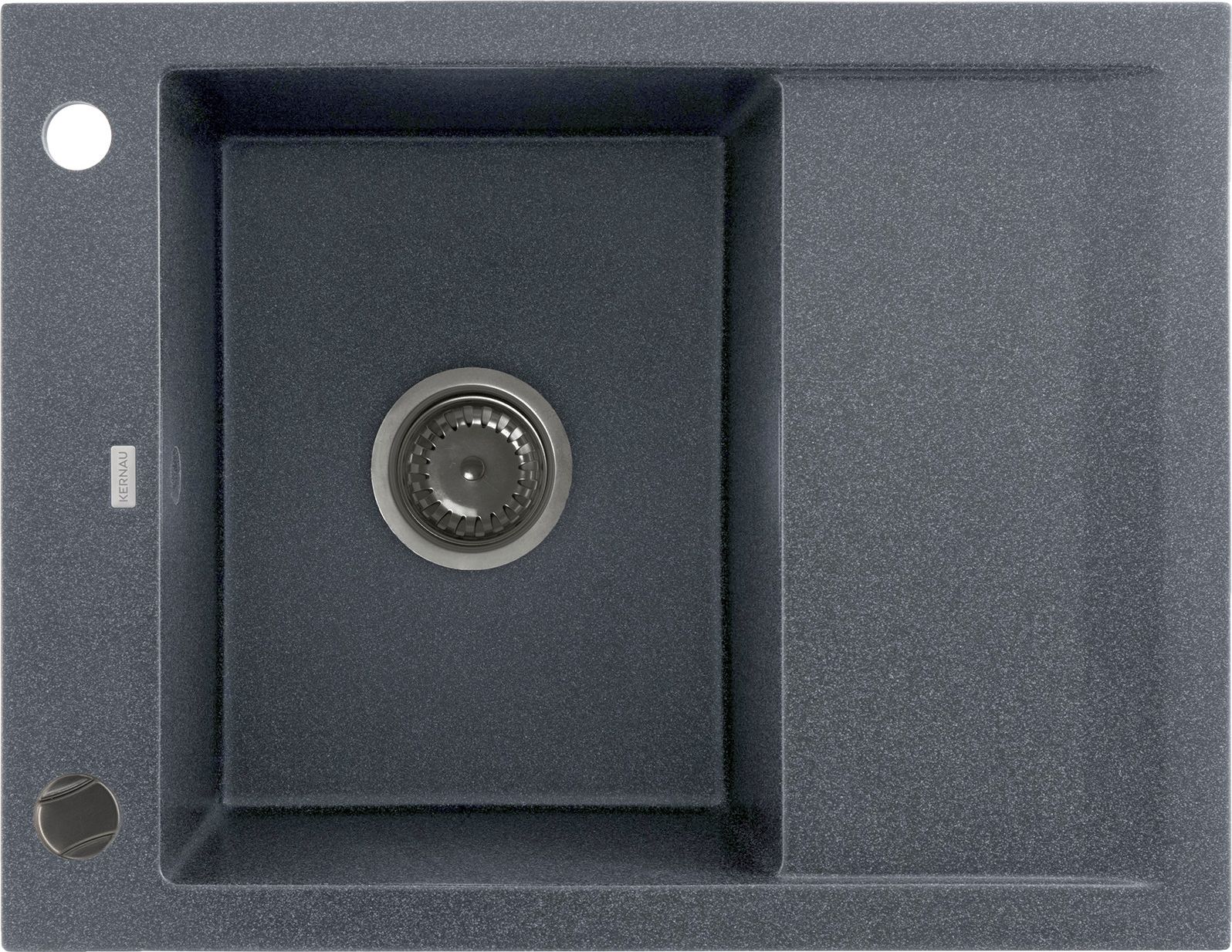 Zlewozmywak Kernau granitowy Kernau KGS M 4565 1B1D Graphite