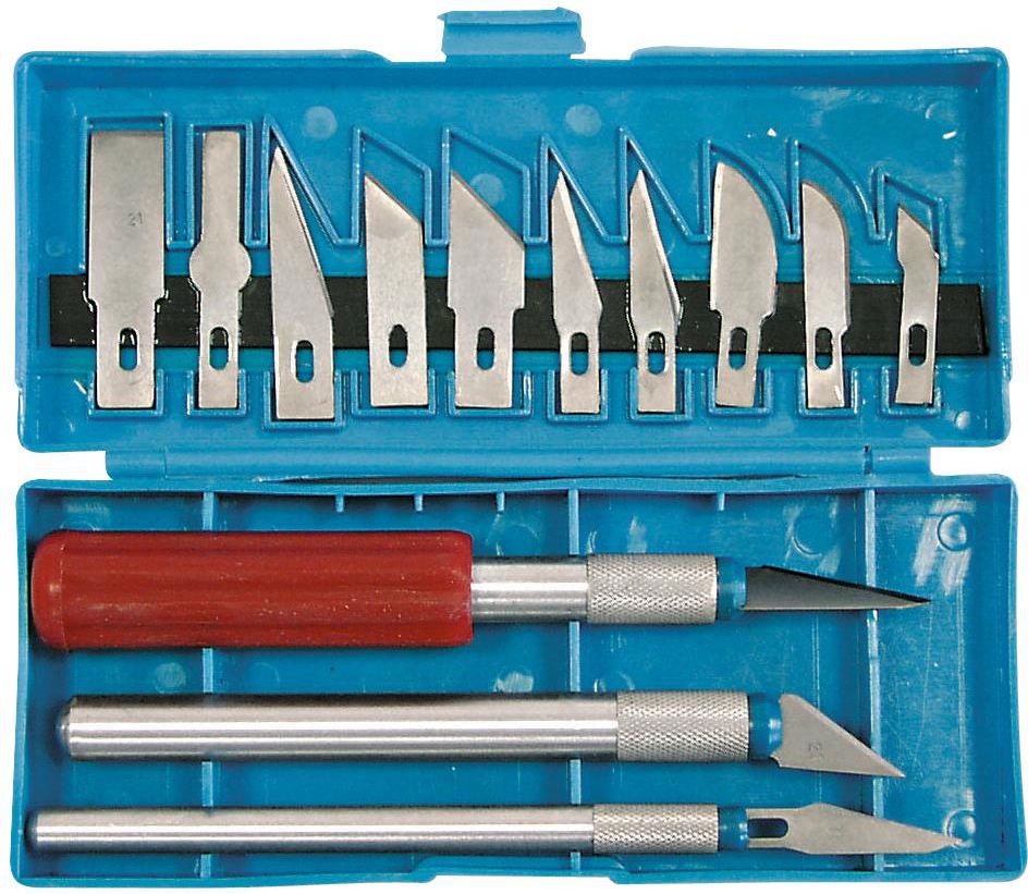 Omega Noże hobbistyczne, modelarskie zestaw 16 el. Mega (30216)