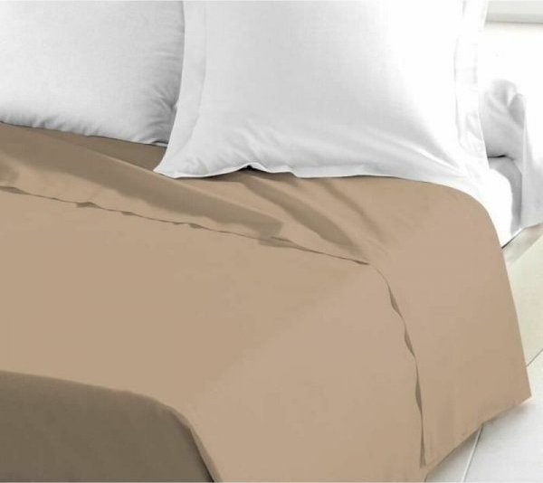 Lovely Home Górne prześcieradło Lovely Home Beżowy 180 x 290 cm