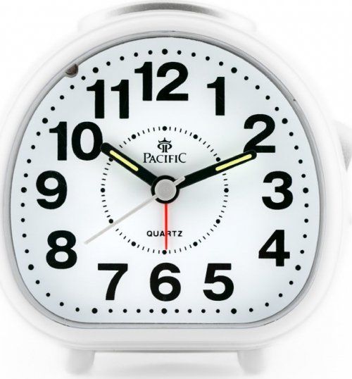 Pacific BUDZIK PACIFIC 2815 - PODŚWIETLANY - white (do014a)