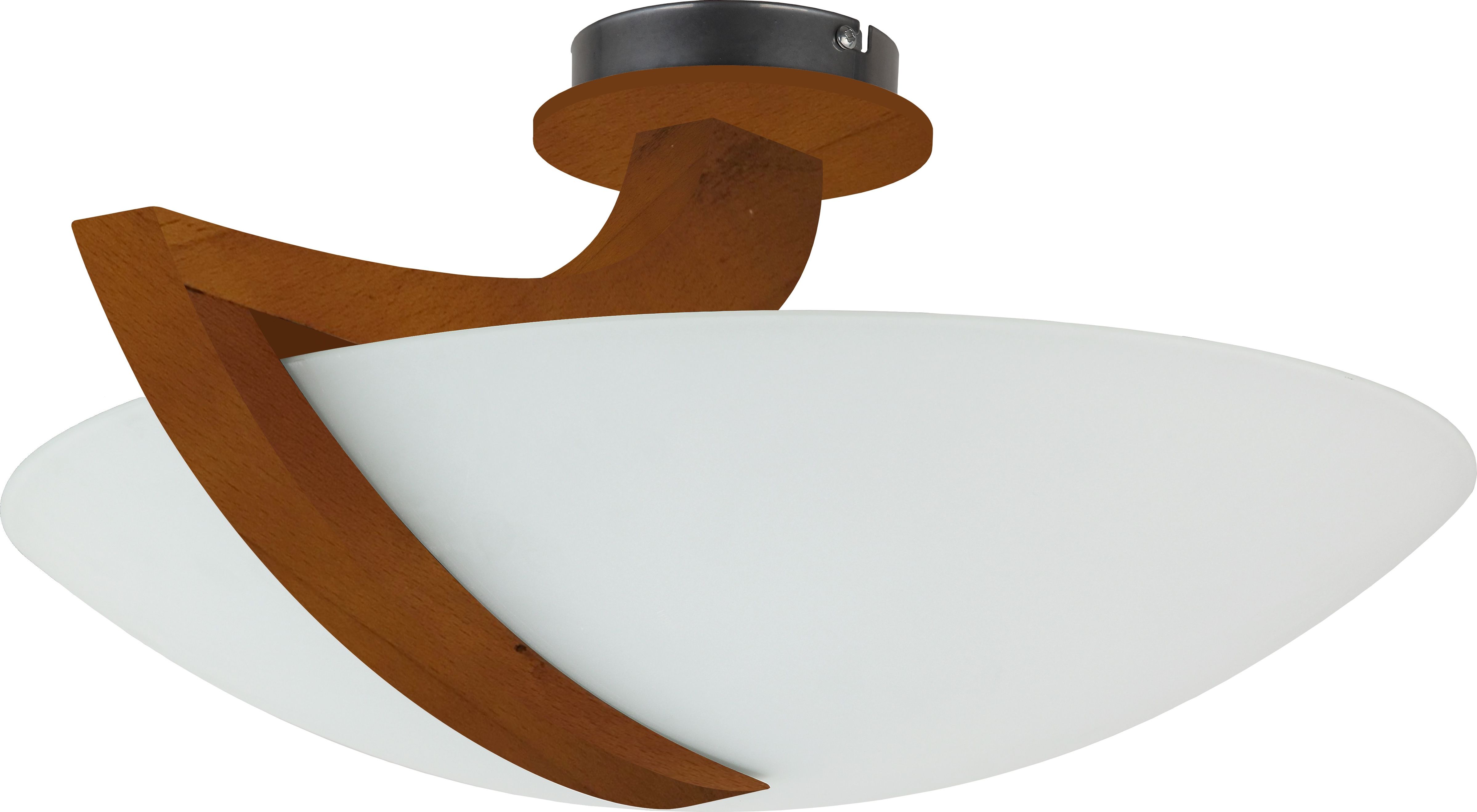Lampa sufitowa Keter Biała lampa sufitowa do kuchni Keter Lighting VINCI BROWN 111