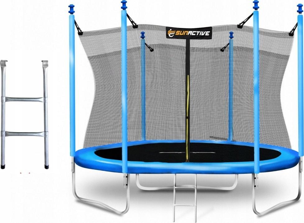 Trampolina ogrodowa SunActive TR 12FT-2 z siatką wewnętrzną 12 FT 374 cm