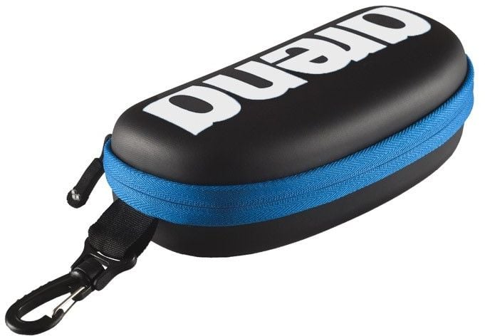 Arena Etui na okularki czarno-biało-niebieskie (1E048/507)