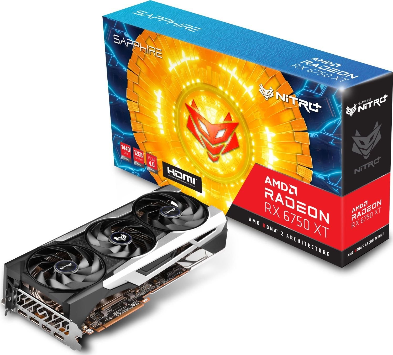 Karta graficzna Sapphire Radeon RX 6750 XT Nitro+ 12GB GDDR6 (11318-01-20G)