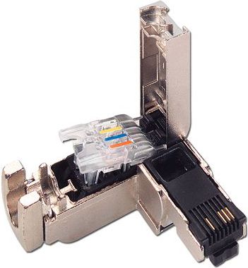Siemens Wtyk RJ45 kat.5 kątowy w obudowie metalowej (6GK1901-1BB20-2AE0)