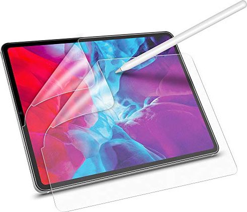 ESR ESR 2 papierowe wymarzone zabezpieczenie ekranu do iPada Pro 12, 9 2020 [Obsługuje Apple Pencil] [Pisanie / rysowanie jak na papierze] Matowa, ant