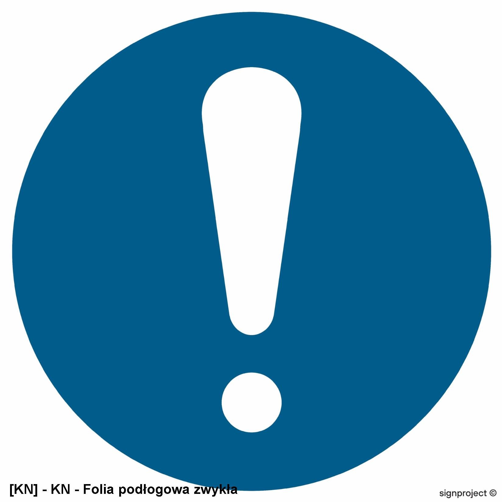 GJ001 - Ogólny znak nakazu 350x350