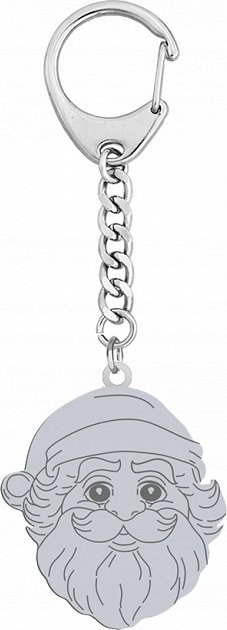 Radziszewska Jewellery Brelok z Mikołajem Prezent srebro925 GRAWER PUDEŁECZKO GRATIS