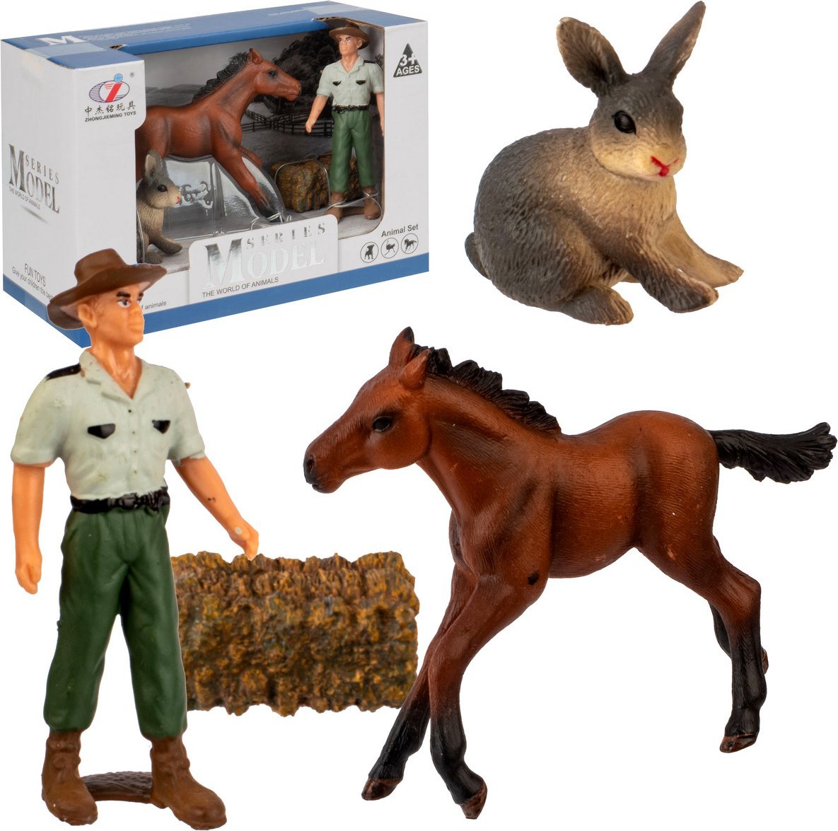 Figurka ZWIERZĘTA DOMOWE ZESTAW FARMA Z FIGURKĄ