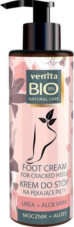Venita Bio Natural Care Foot Cream regenerujący krem na pękające pięty z mocznikiem i aloesem 100ml