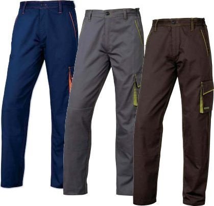 Delta Plus M6PAN - PANOSTYLE spodnie ochronne do pasa - Brązowo-zielony 3XL