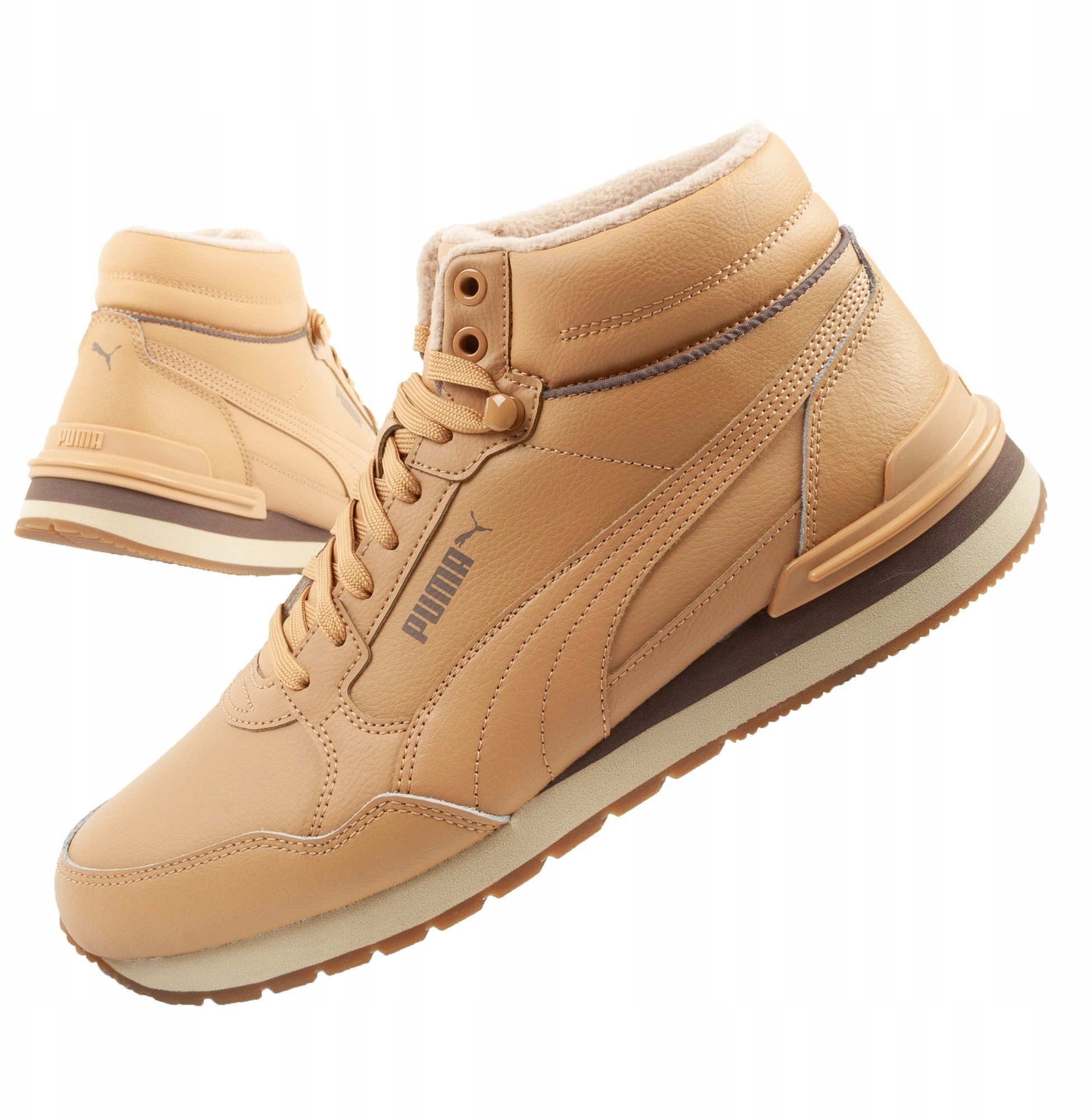 Buty Puma ST Runner v4 Mid jasny brąz 402893 05 46