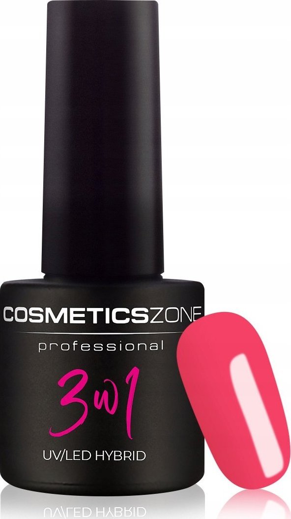 Cosmetics Zone Lakier hybrydowy 3w1 kolor koralowy - M6