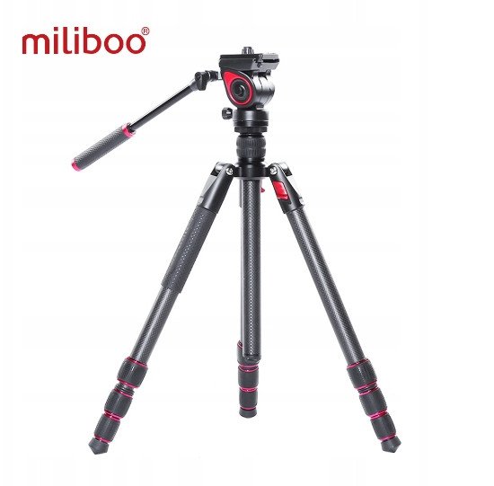 Miliboo statyw foto/video MUFB z włókna węglowego