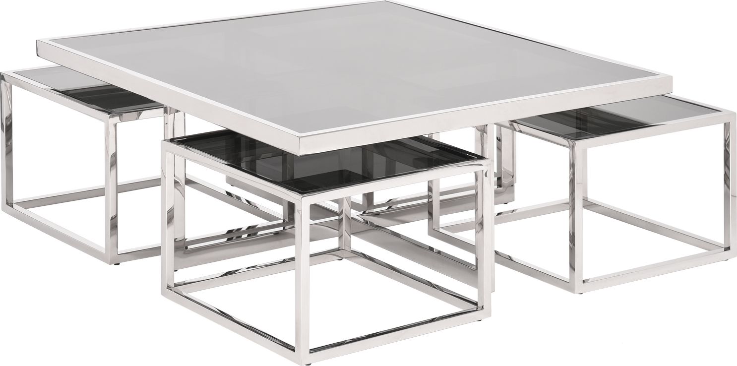 Miloo Home Stolik kawowy Monogram 100x100x40 cm