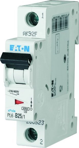 Eaton Wyłącznik nadprądowy 6kA PL6-D25/1