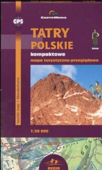 Tatry Polskie kompaktowe mapa - 112789