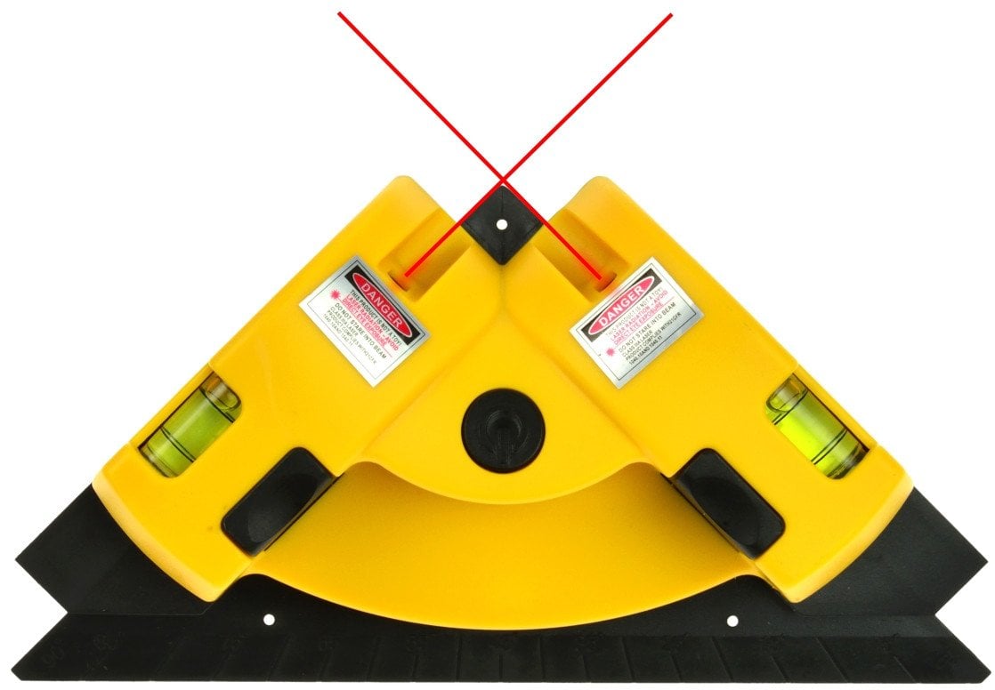 Poziomica laserowa do płytek 2 linie (50)