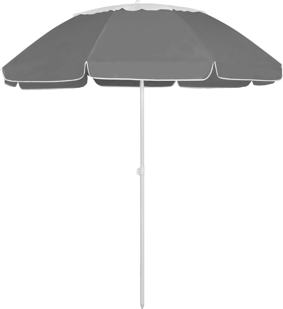 vidaXL Parasol plażowy antracytowy 300 cm