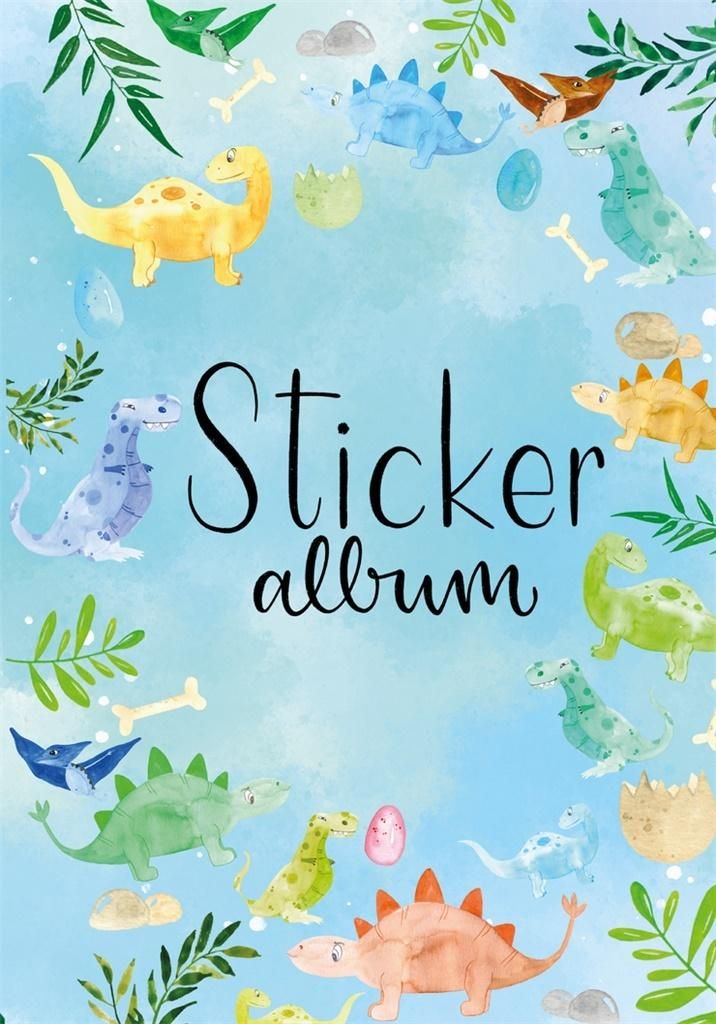 Zdesign Album na naklejki - Dinozaury