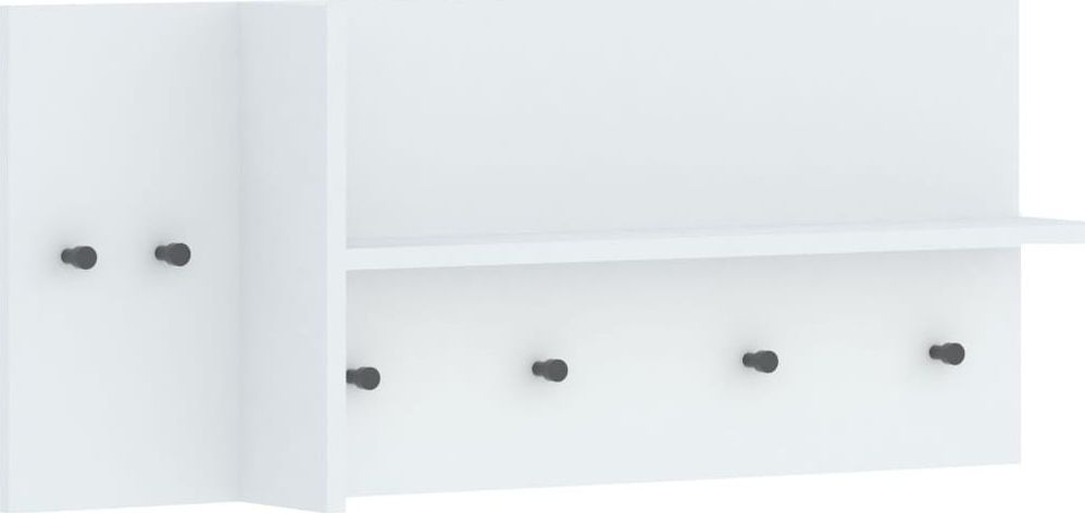 Meble Dekorado WNĘTRZARSKIE WIESZAK NA UBRANIA GINO BIEL MAT