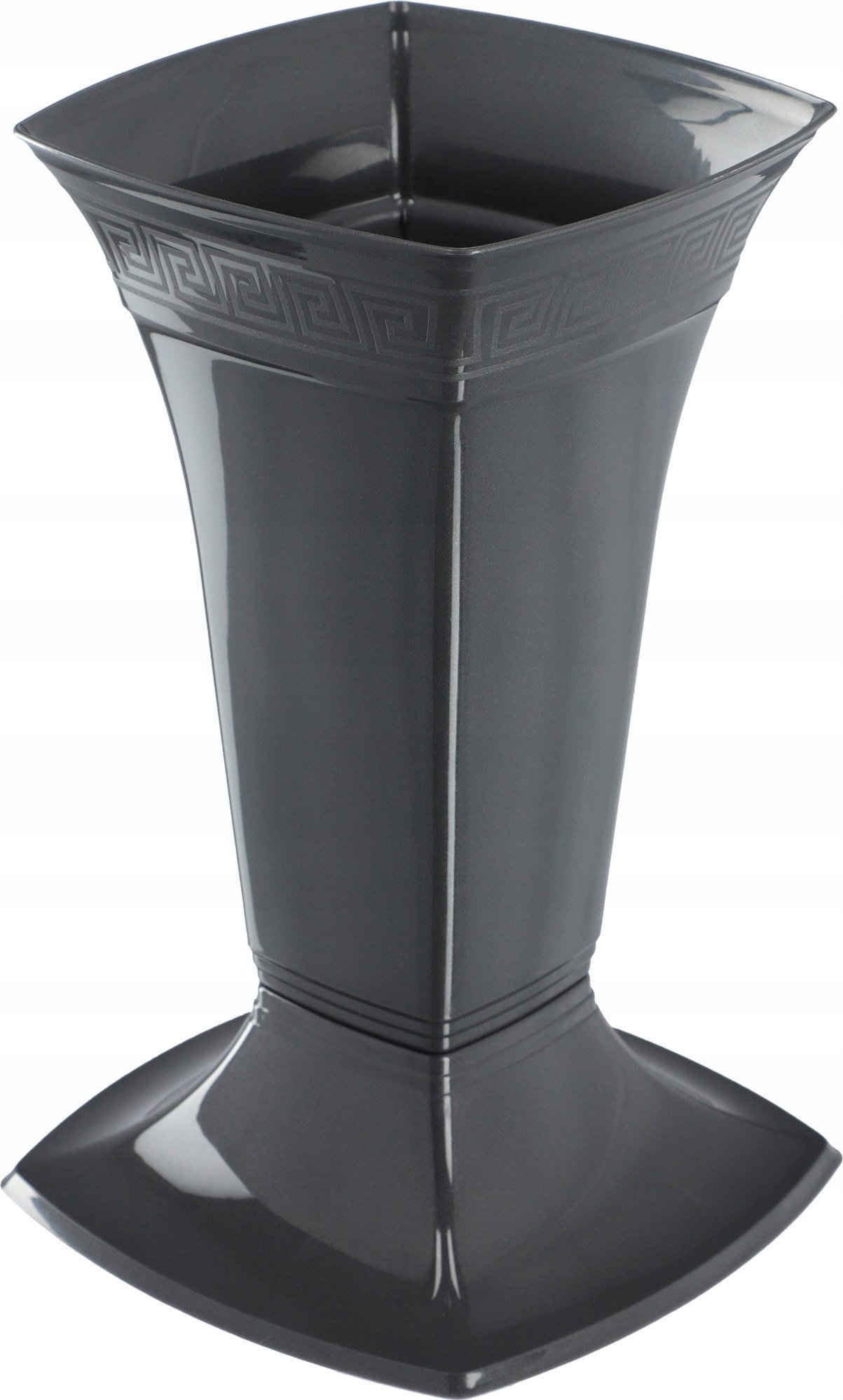 Kadax Wazon Na cmentarz Grób Flakon Nagrobny 30cm Grafit