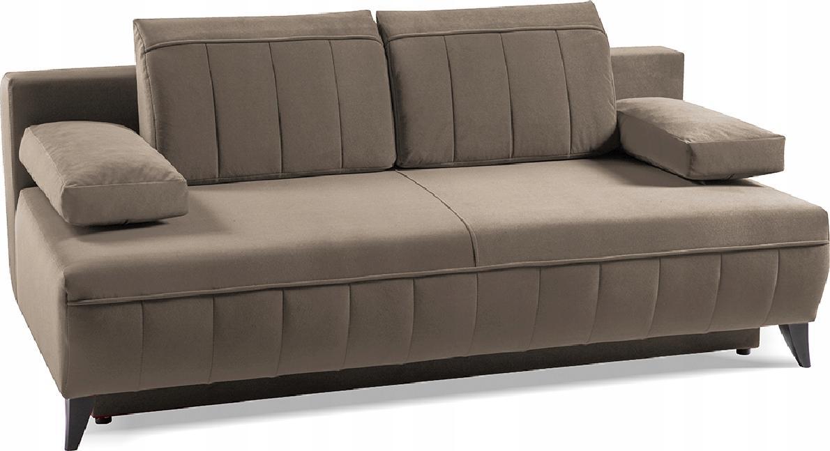 Konsimo Sofa wersalka kanapa rozkładana beżowa VENTI