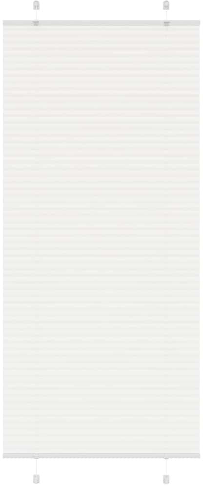 vidaXL Roleta plisowana biała 100x200 cm Szerokość tkaniny 99,4 cm