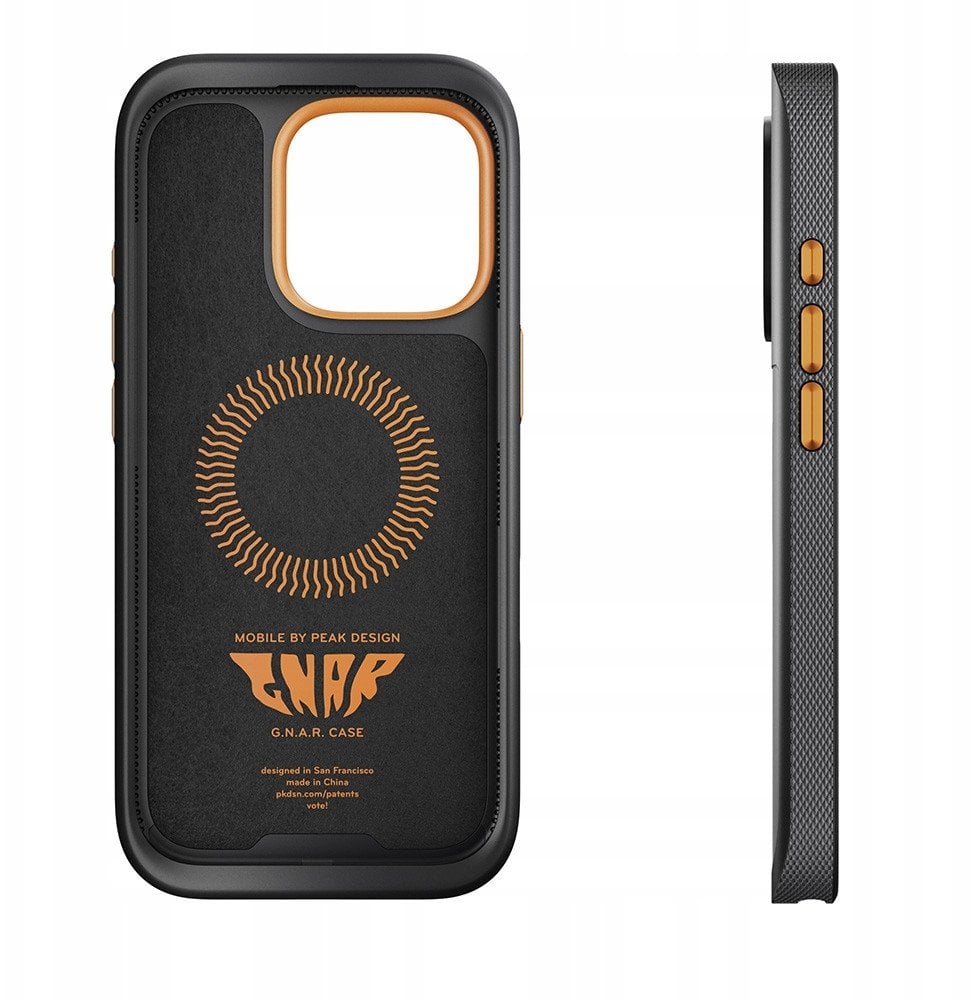 Peak Design Mobile Maximal GNAR Etui iPhone 16 Pro Black - Czarny