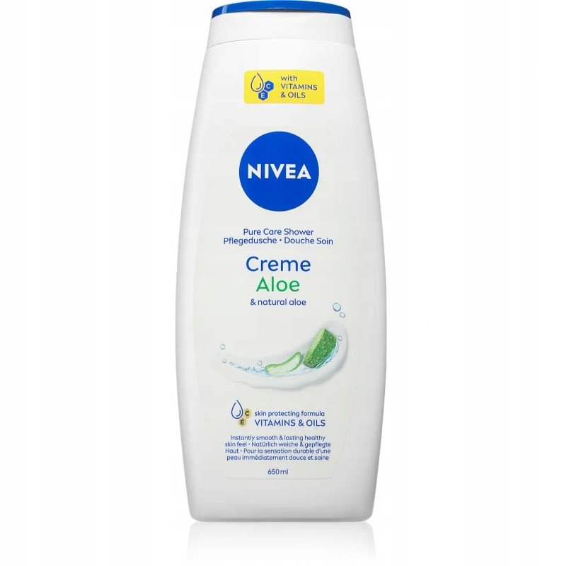 Nivea Creme Aloe Shower Gel 650 ml