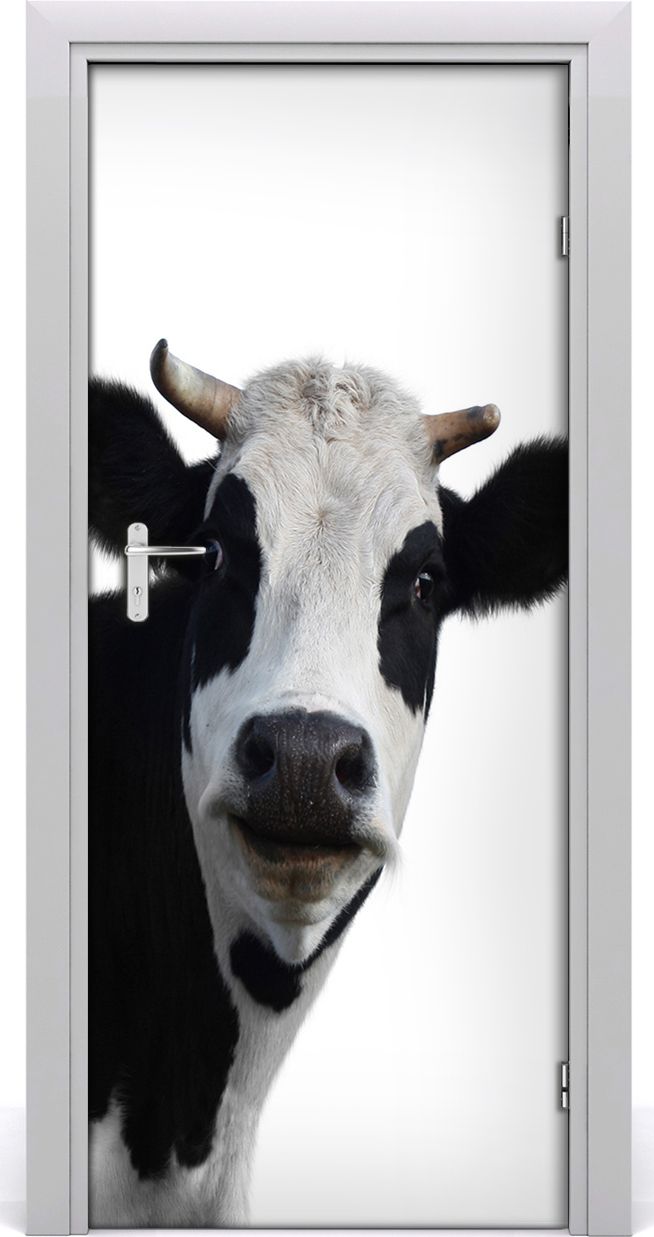 Tulup Fototapeta samoprzylepna na drzwi 85 x 205 cm krowa