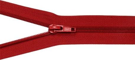 Kacperek Zamek błyskawiczny #5 Rozdzielczy 65cm Czerwień 5szt