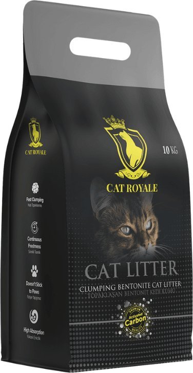 Żwirek dla kota Cat Royale Cat Royale Activated Carbon żwirek bentonitowy 10kg