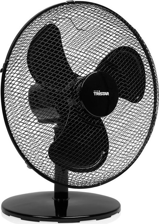 Wentylator Tristar Tristar Wentylator biurkowy VE-5728 Średnica 30 cm, Czarny, Liczba biegów 3, 40 W, Oscylacja