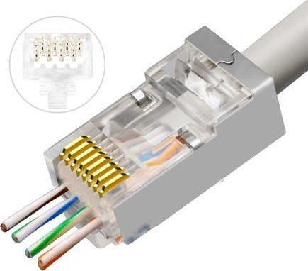 Lanview RJ45 STP plug Cat6 for