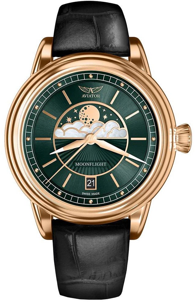 Zegarek damski Aviator V.1.33.2.263.4BM czarny