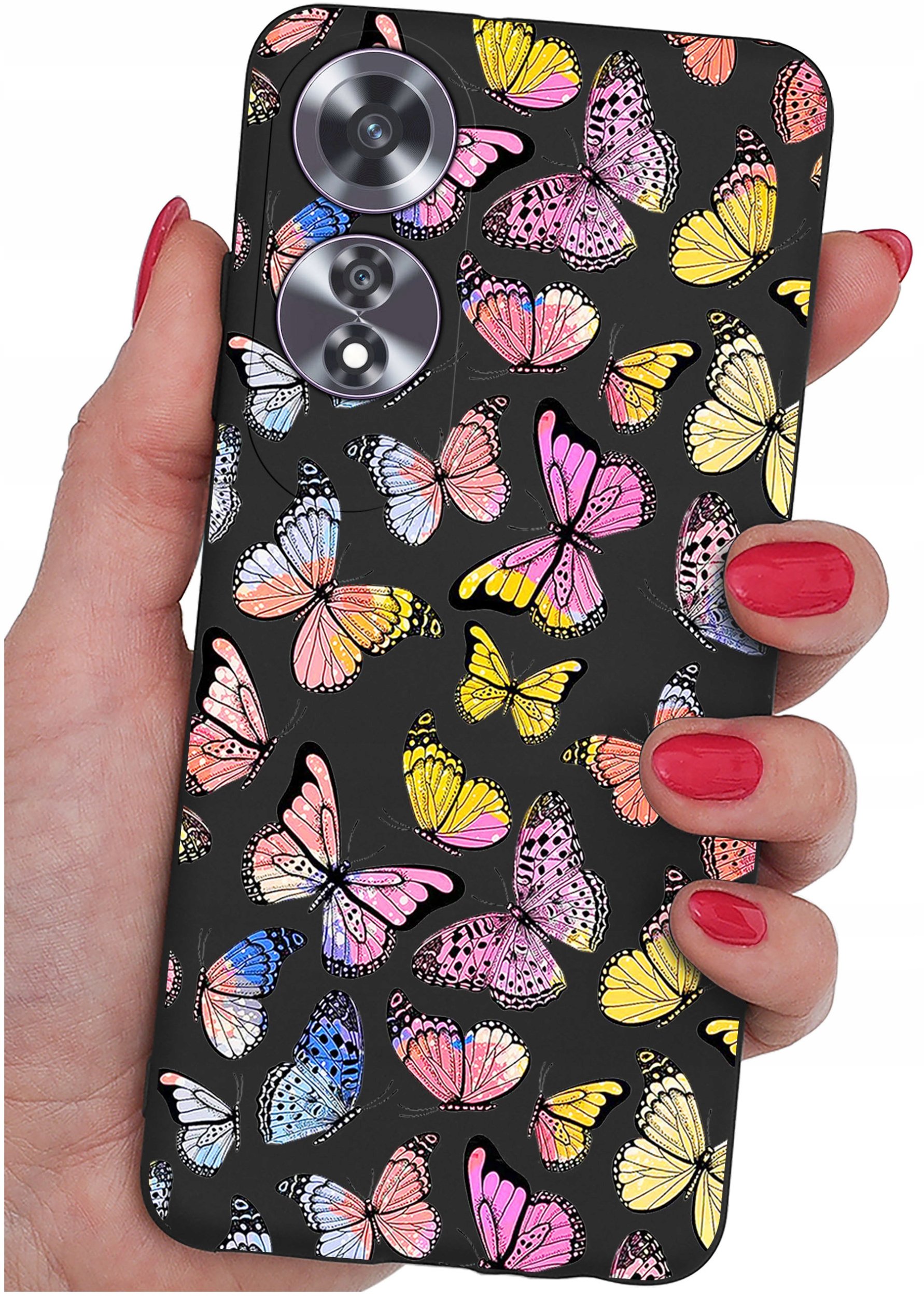 Etui do Oppo A60 4G WZORY |SILIKONOWE MATT CASE + SZKŁO 9H