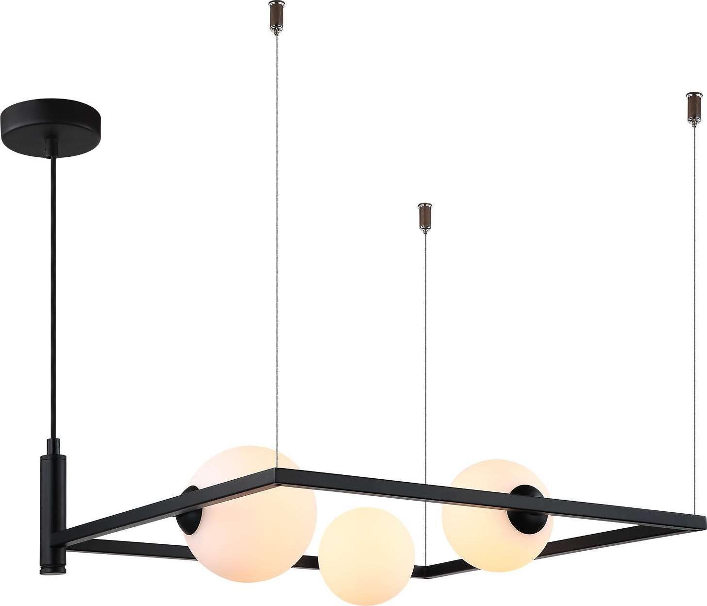 Lampa wisząca Italux Gareth MDM-3975/3 BK