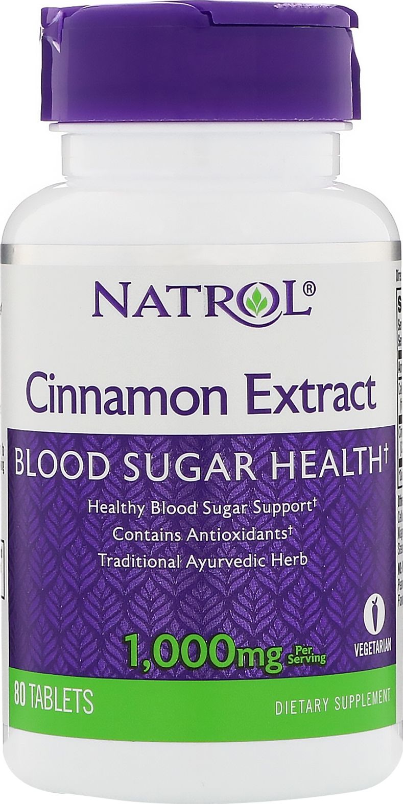 NATROL Natrol Cinnamon Extract 1000mg 80tab - 102818
