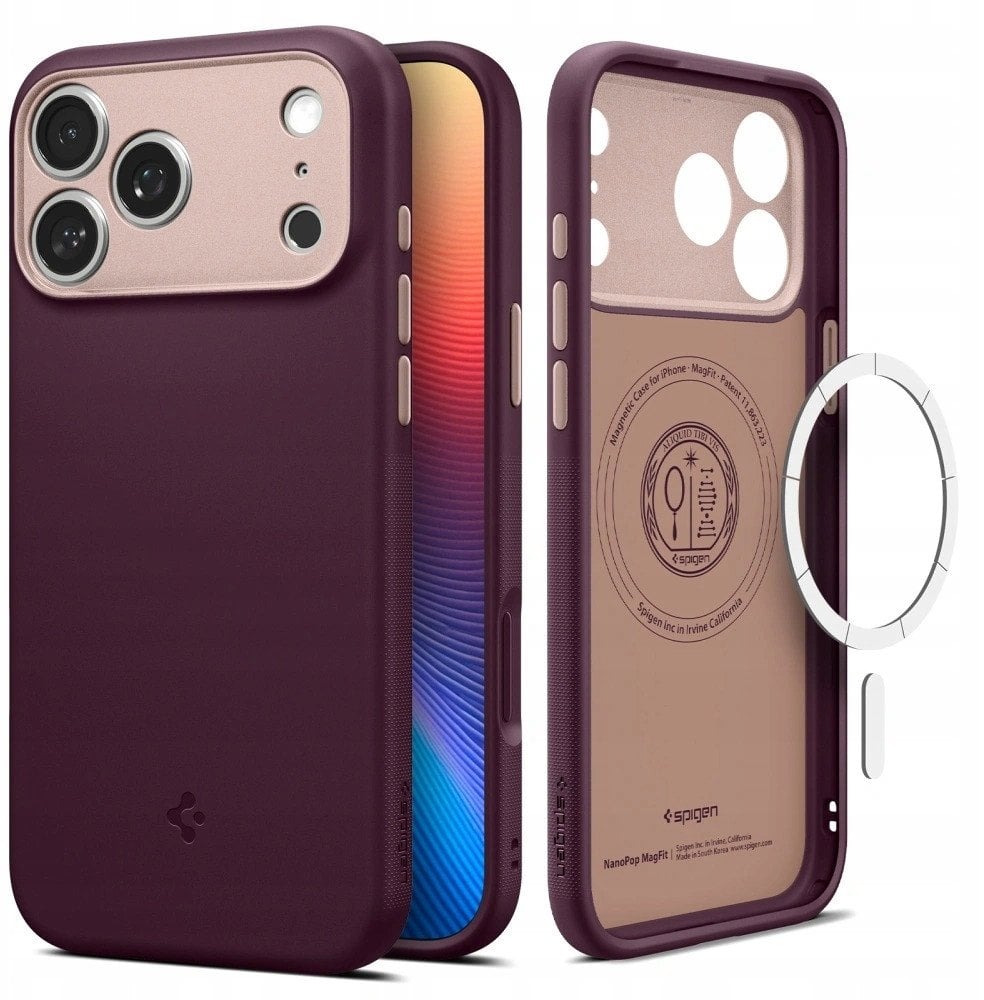 SPIGEN NANO POP MAG MAGSAFE IPHONE 17 PRO MAX BURGUNDY BEAN