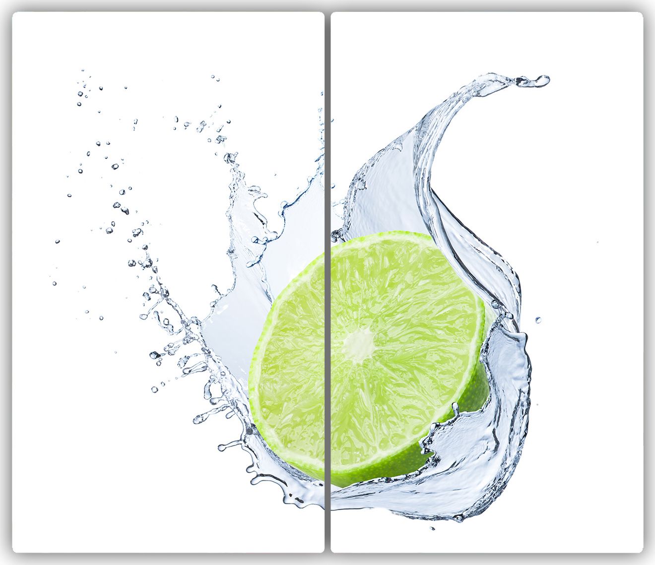 Deska do krojenia Tulup szklana Limonka 1 52x30cm 2szt.