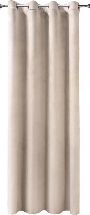 Eurofirany Zasłona Dekoracyjna Welwet Melanie Beż 140x250