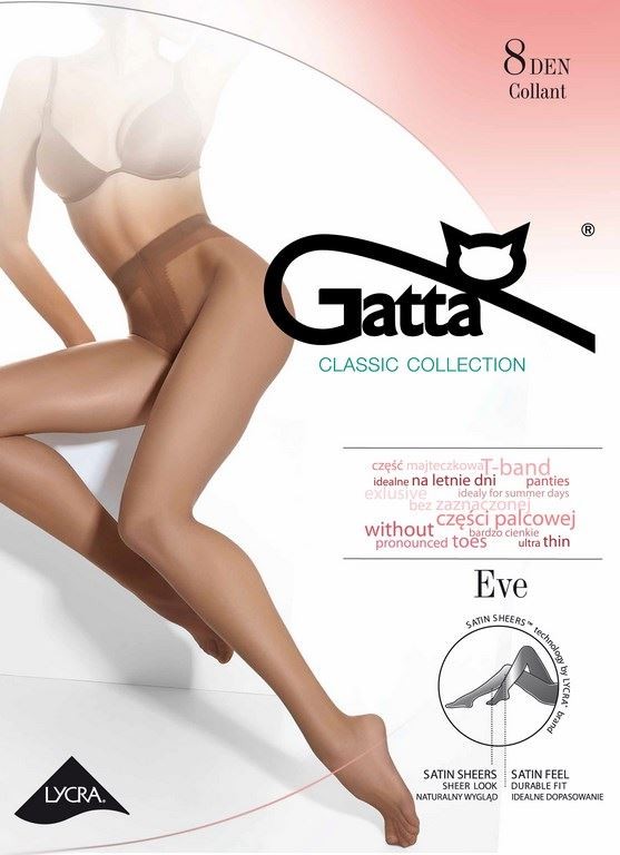 Gatta Rajstopy damskie lycra Eve 8 den Grigio r. 2-S