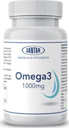 Jantar JANTAR_Omega3 1000mg suplement diety 90 kapsułek