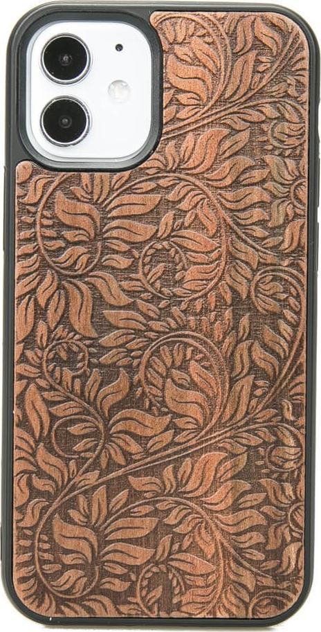 BeWood Drewniane Etui iPhone 12 Mini LIŚCIE JABŁOŃ