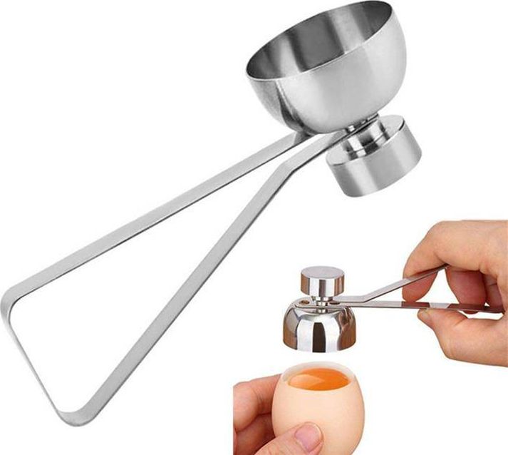 Aptel AG669B OBCINAK OBCIANCZKA BO JAJEK NA MIĘKKO strebrna