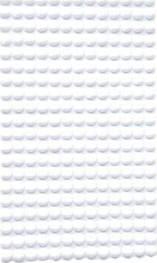 Akson Kryształki jednokolorowe samoprzylepne 260 szt białe uniw