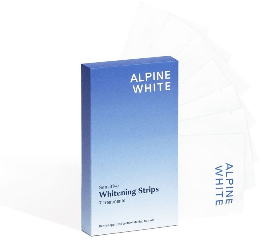 Alpine White Whitening Strips Sensitive paski wybielające do zębów wrażliwych 14szt