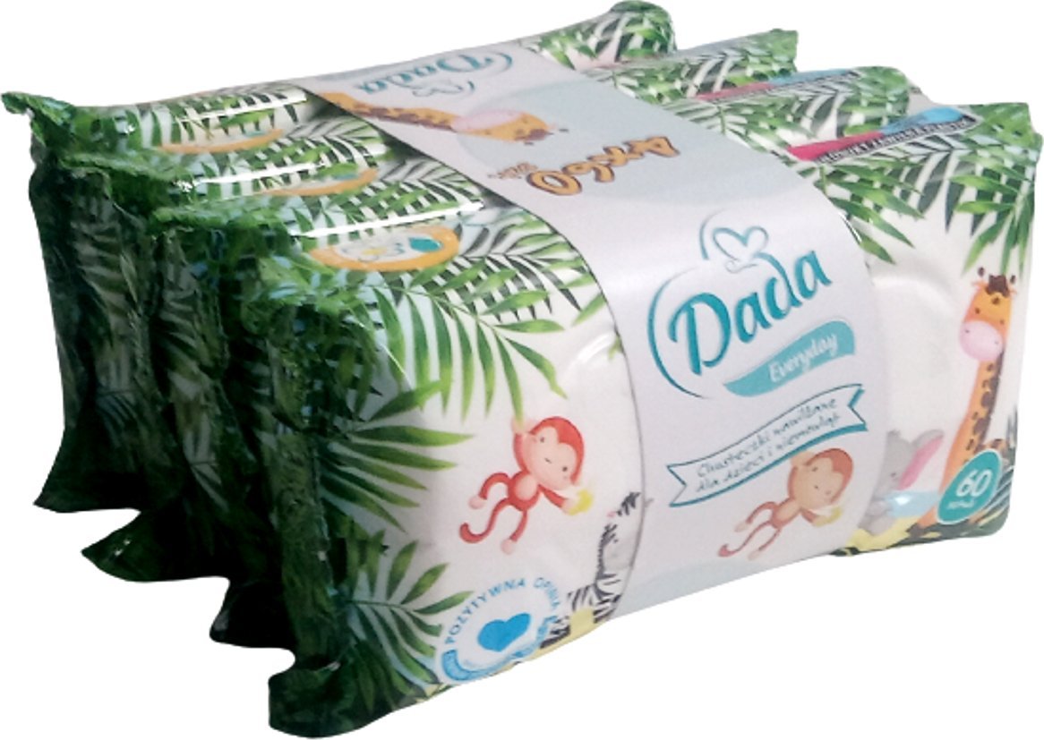 Dada Chusteczki nawilżane Dada Everyday 4x60=240szt.